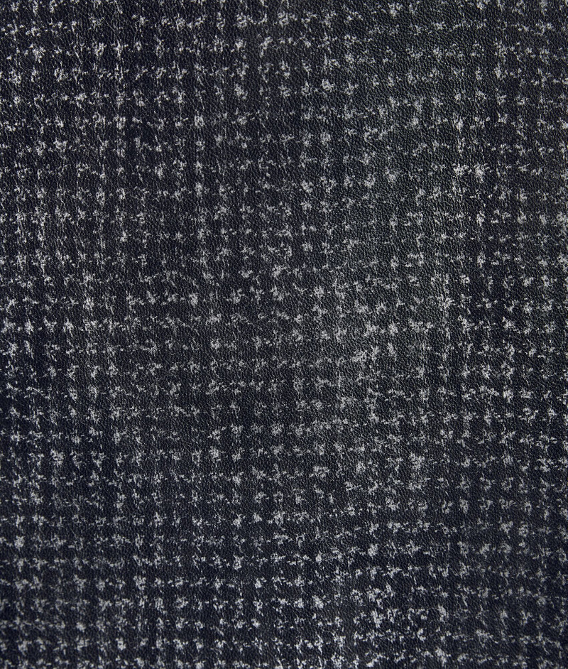 Printed Leather Houndstooth Pants 6