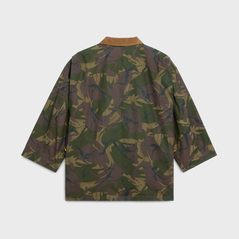 CELINE HUNTING PARKA IN WAXED FABRIC outlook