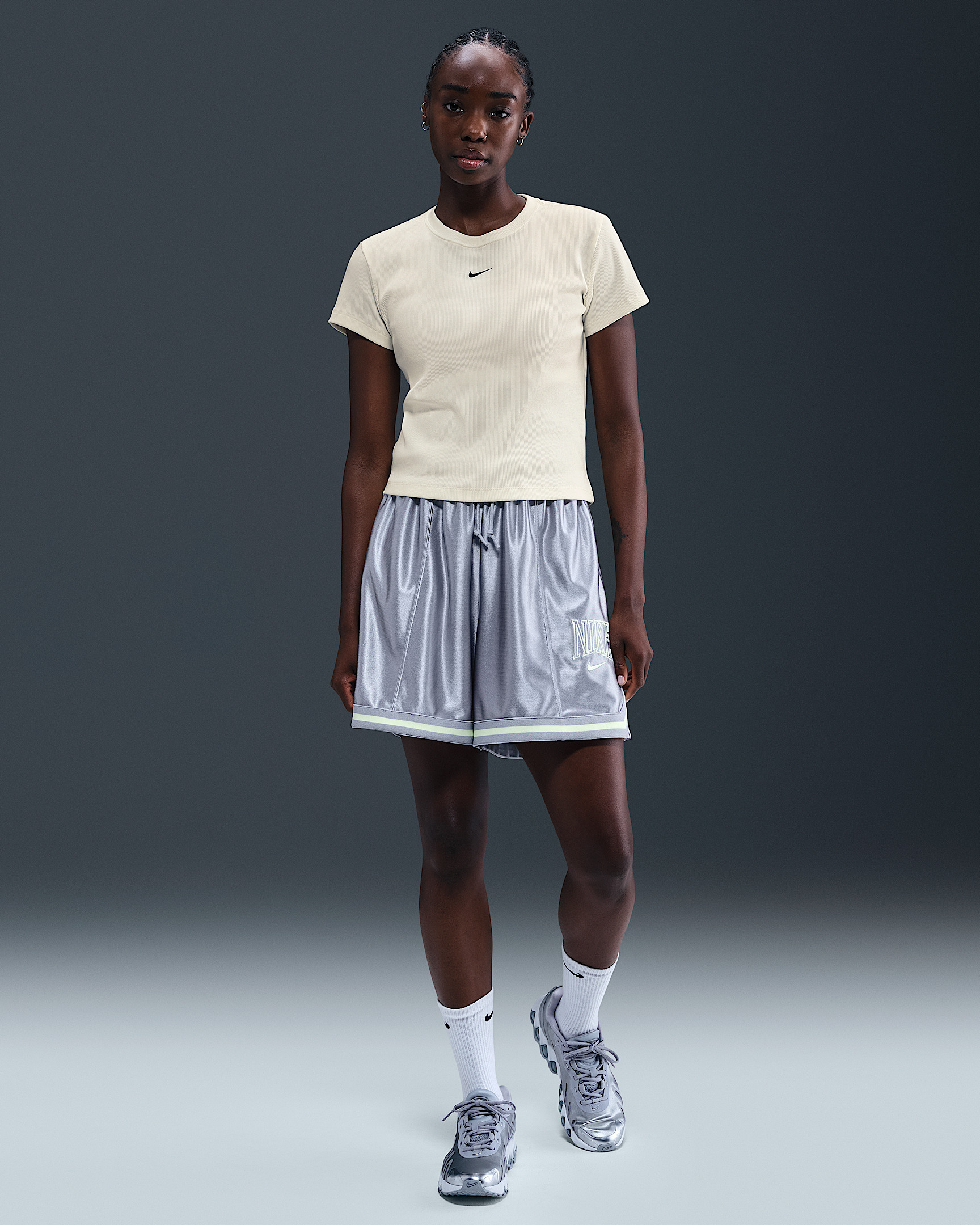 Nike Sportswear Women's Tight Ribbed Short-Sleeve T-Shirt - 4