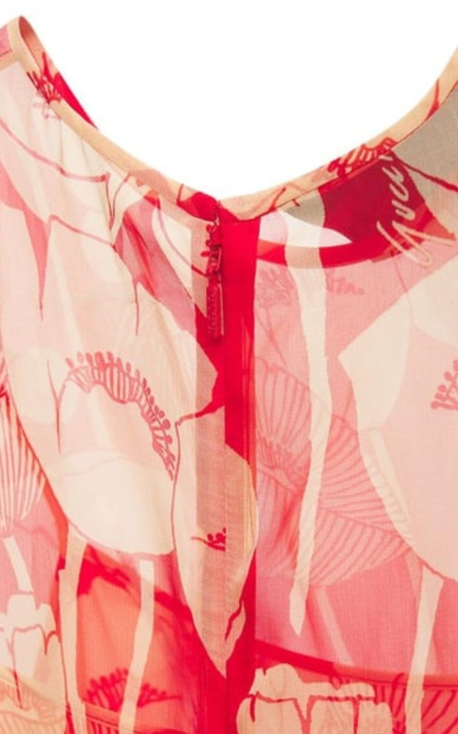 Poppy Silk Organza Maxi Dress - 7