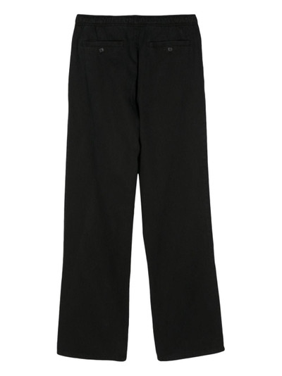 Palm Angels monogram-embroidered straight trousers outlook