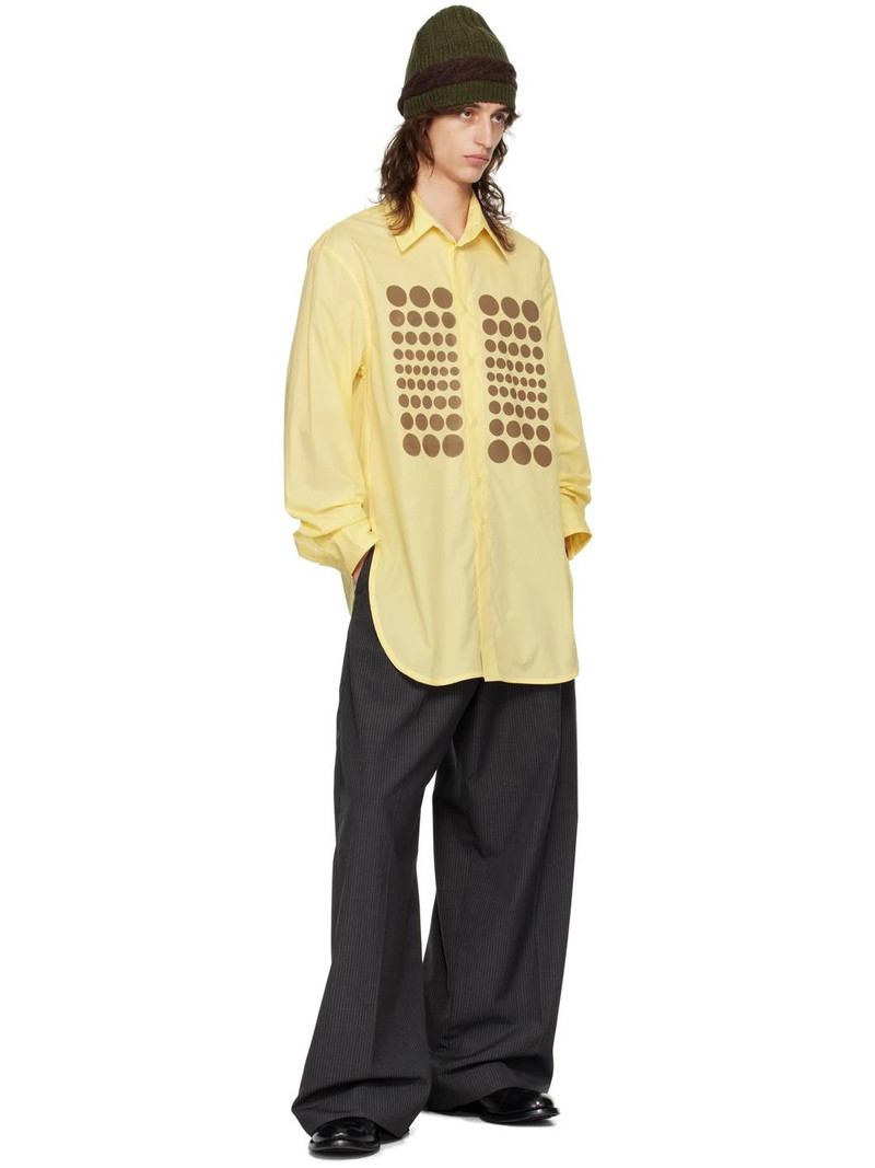 EDWARD CUMING Yellow Triptina Printed Shirt outlook