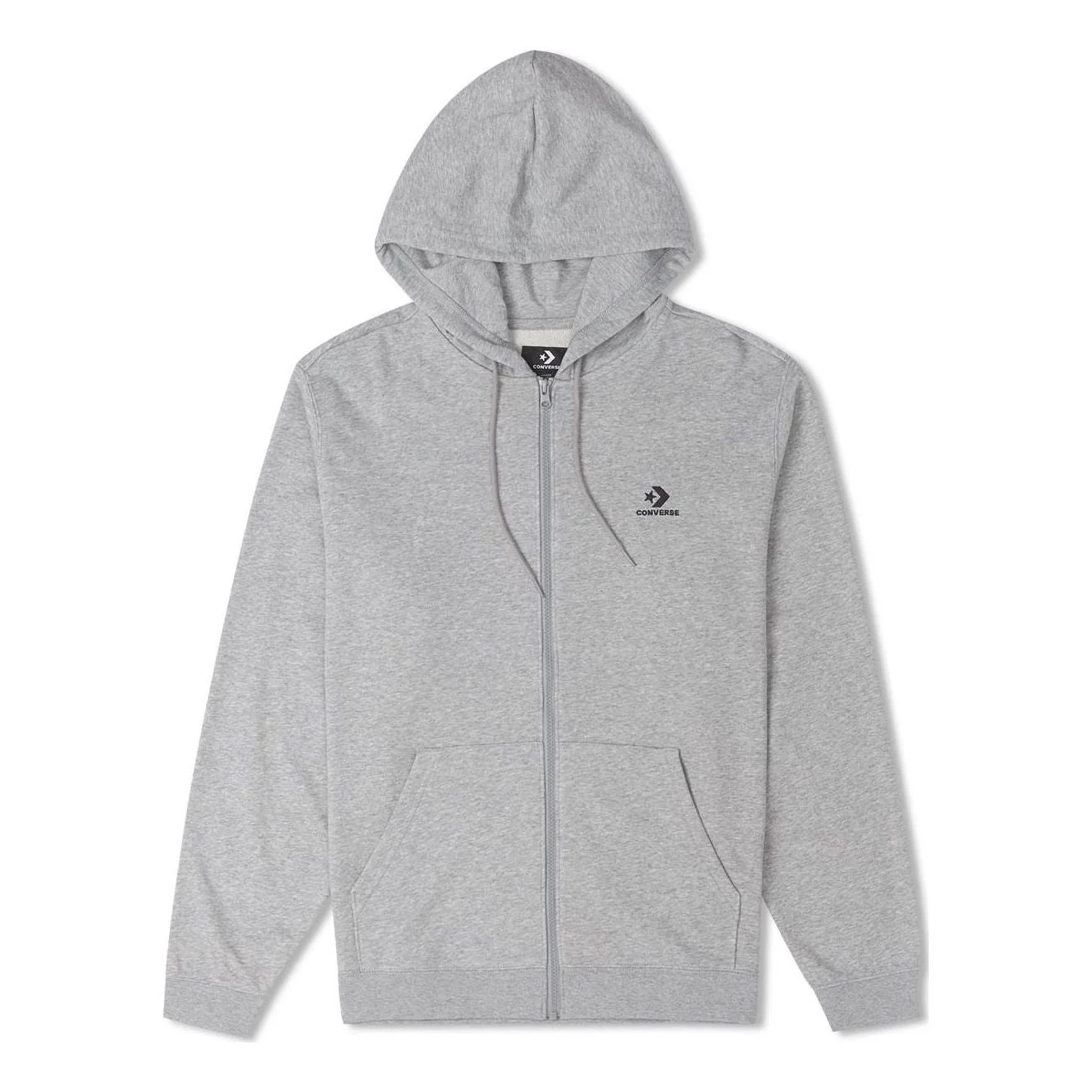 Converse Go-To Chuck Patch Classic Fit Full Zip Jacket 'Grey' 10023871-A02 - 1