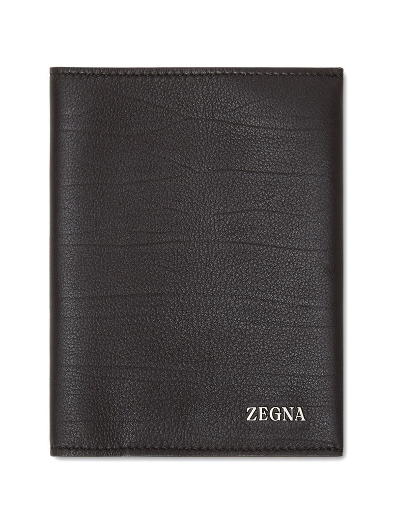 ZEGNA leather passport case outlook
