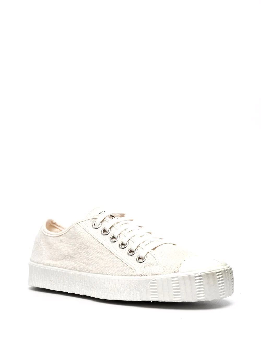 Special linen low-top sneakers - 2