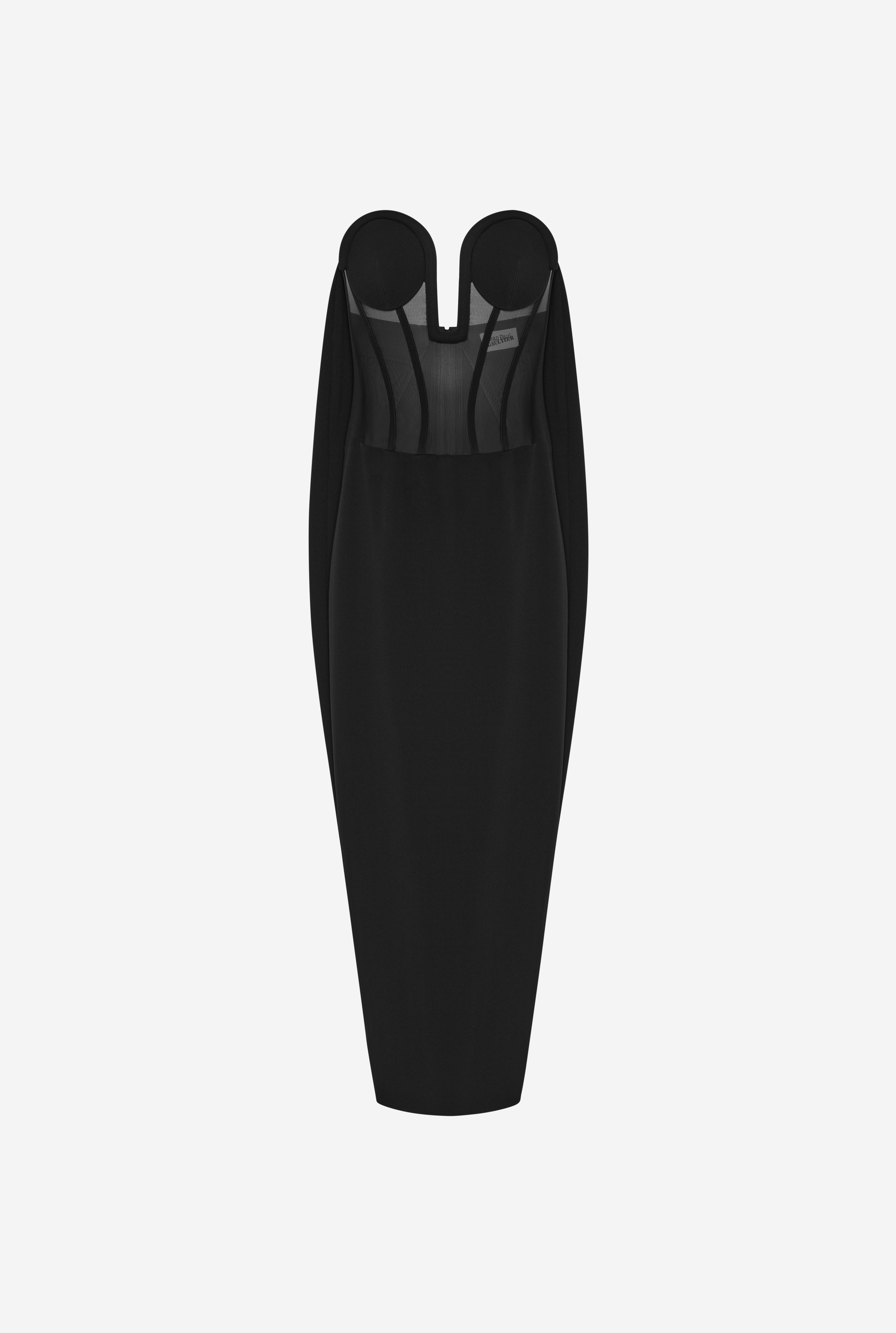 THE BI-MATERIAL CORSET DRESS - 7