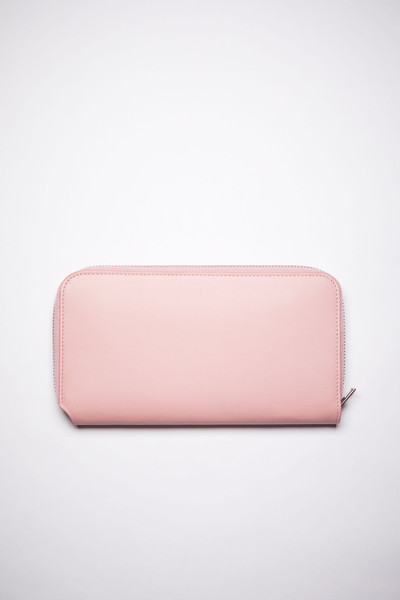 Acne Studios Continental wallet - Powder pink outlook