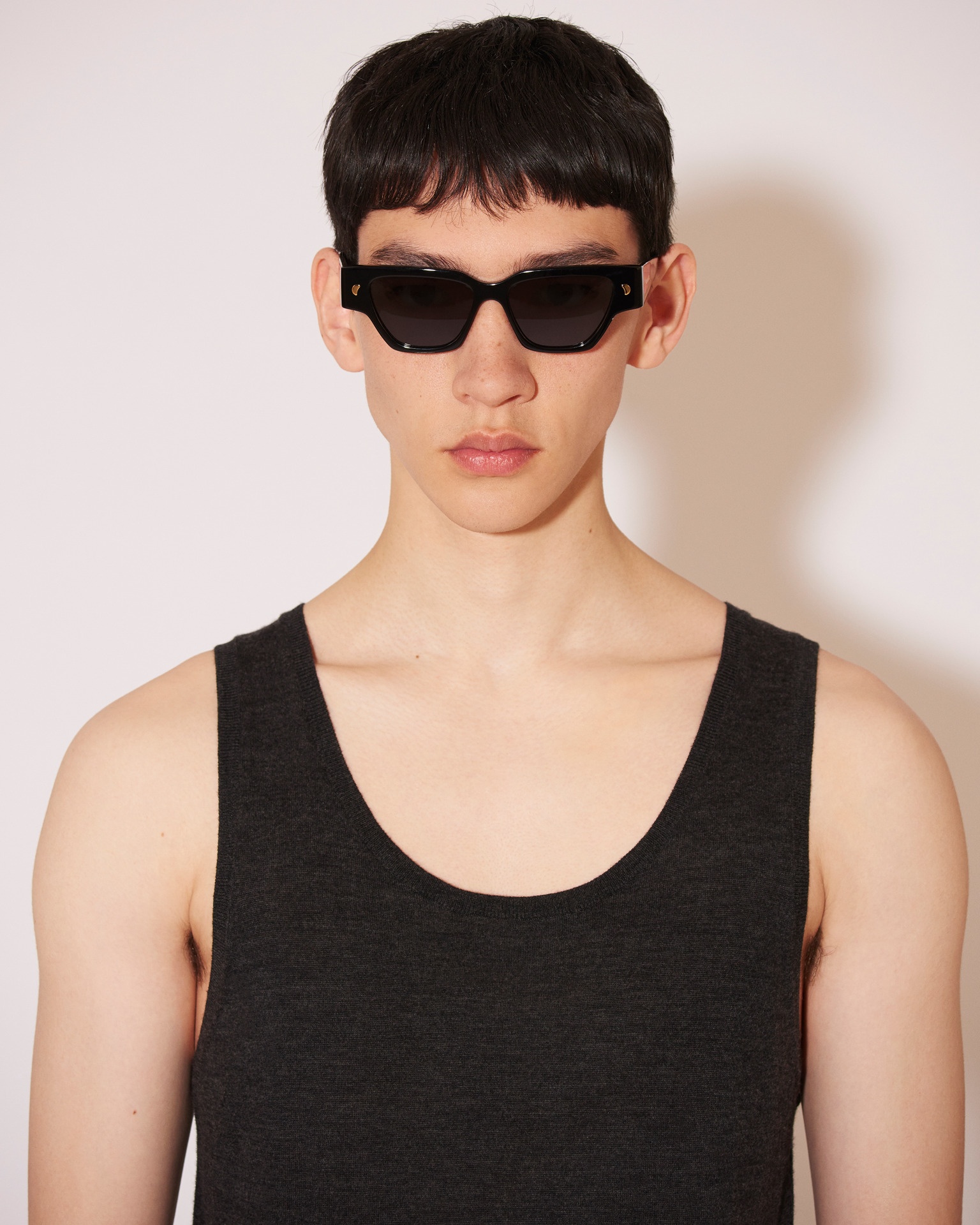 ASHER - Merino wool top - Gray - 5