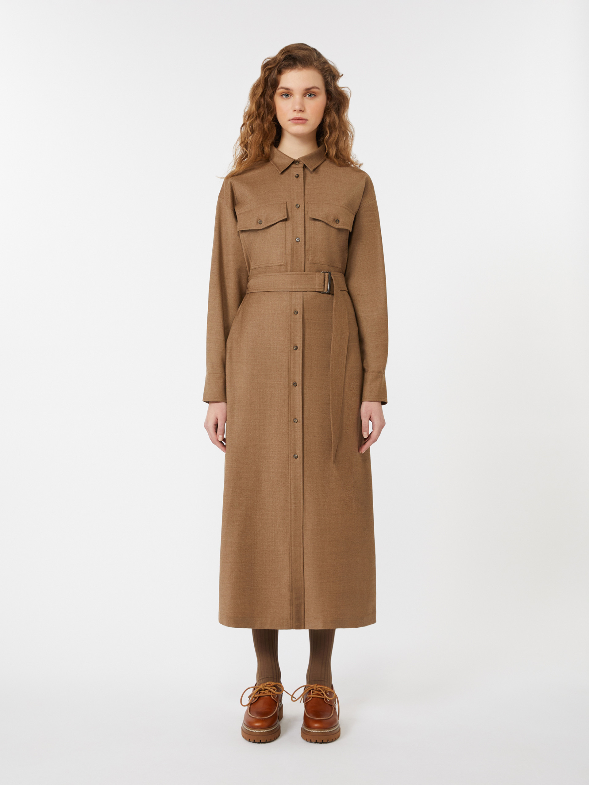STEMMA Wool flannel dress - 3