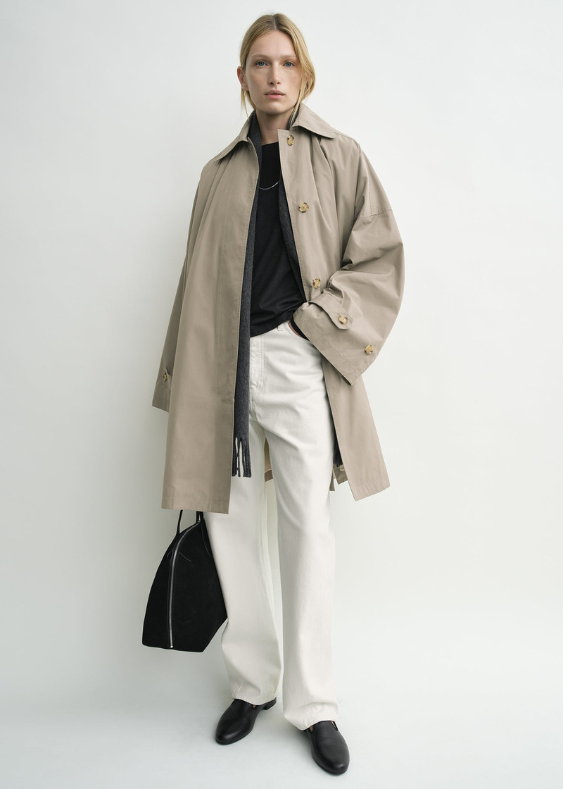 TOTEME Car coat taupe outlook