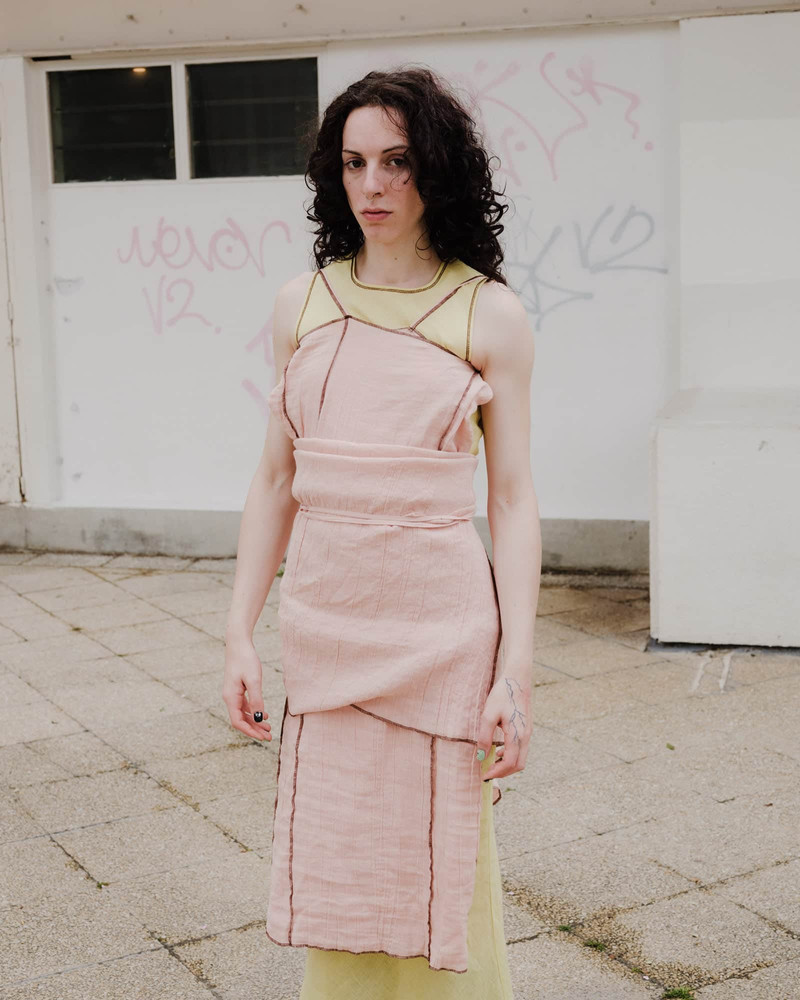 Shok Slip Dress - Crinkle Linen 6