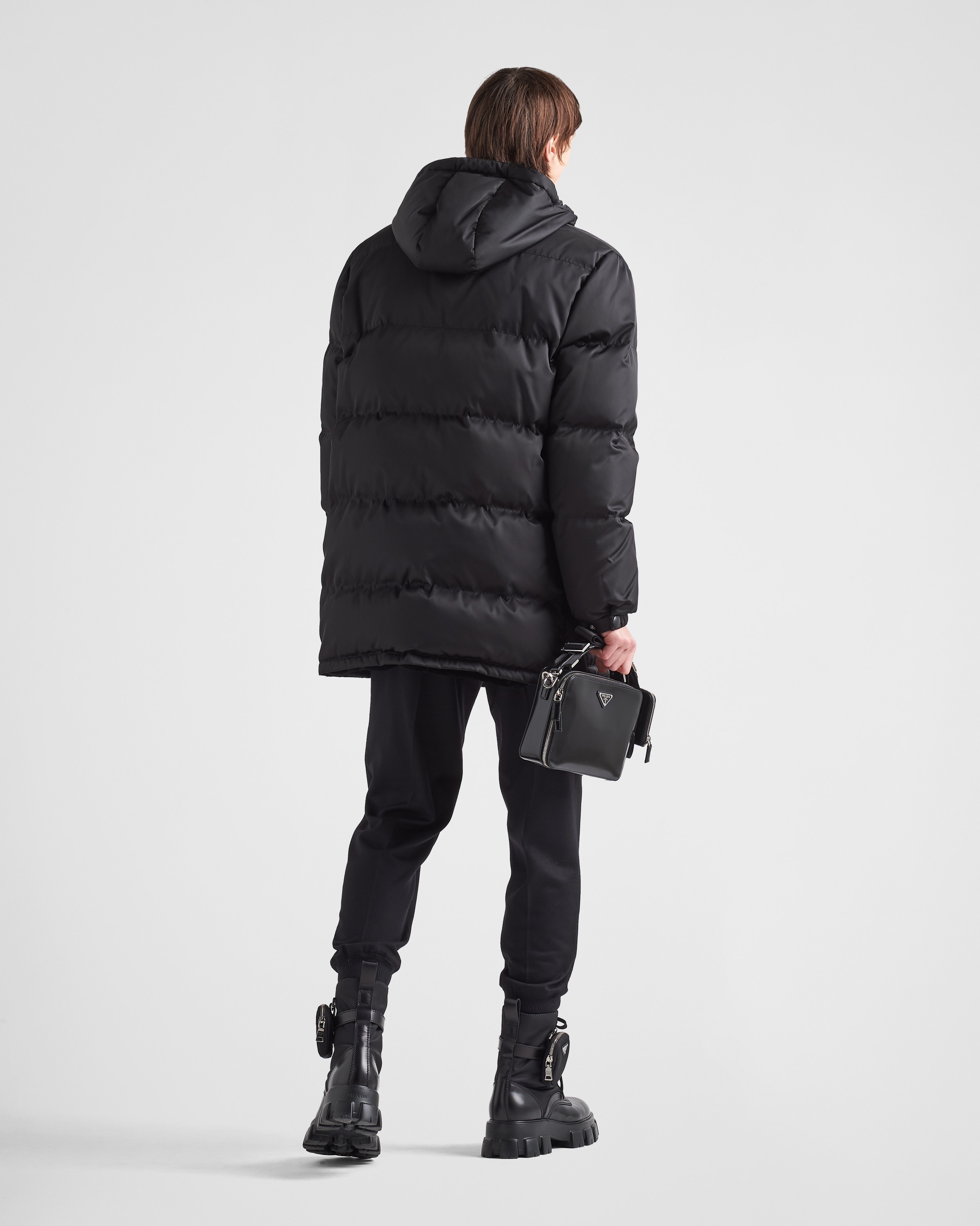 Prada Long Re-Nylon down jacket | REVERSIBLE