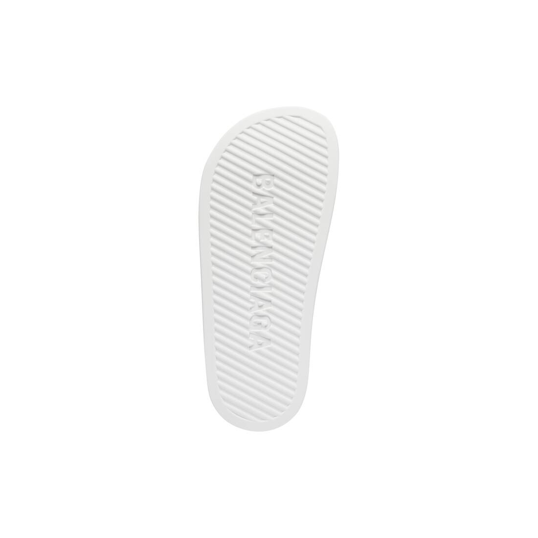 Women's Chunky Slide Sandal in White - 7
