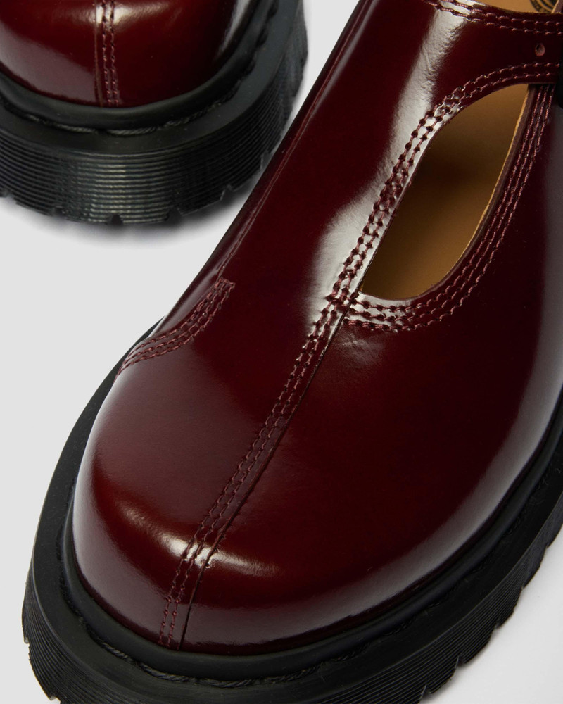REJENA MARY JANE Laquered Leather Shoes 7