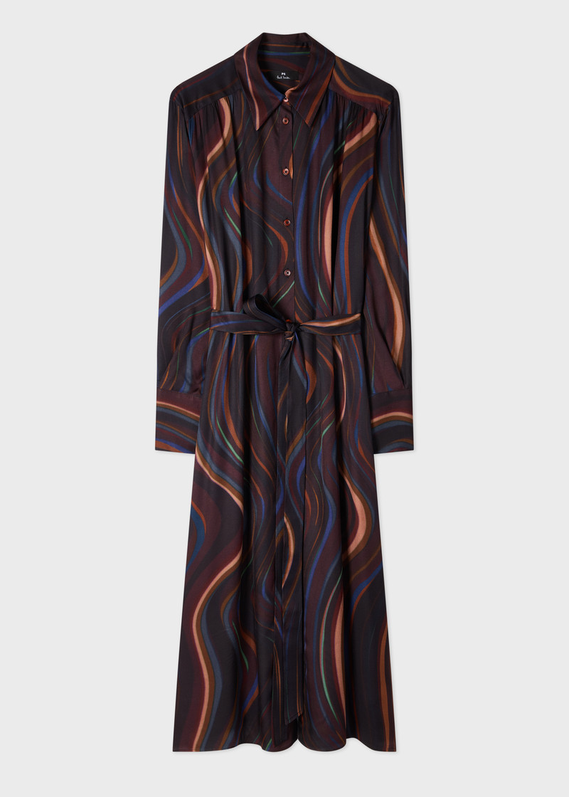 Women's 'Midnight Swirl' Shirt Dress 1