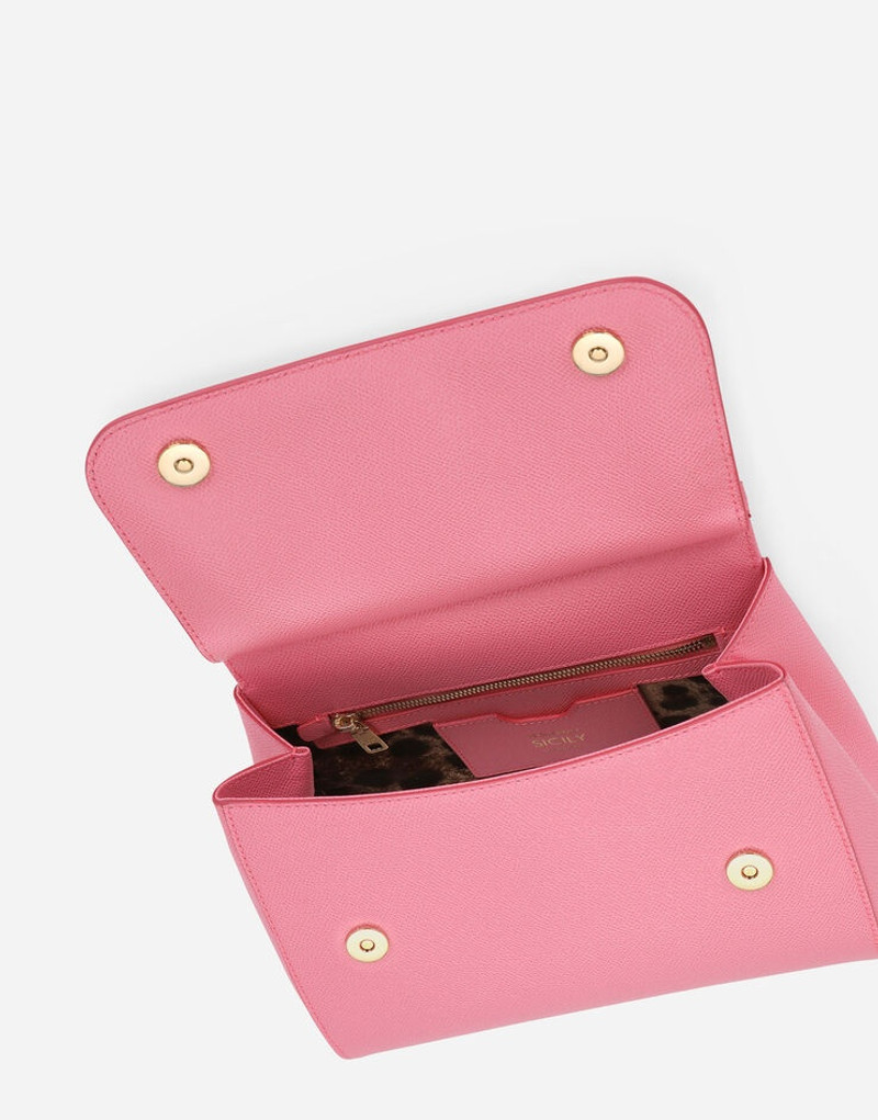 Medium Sicily bag in Dauphine calfskin 5