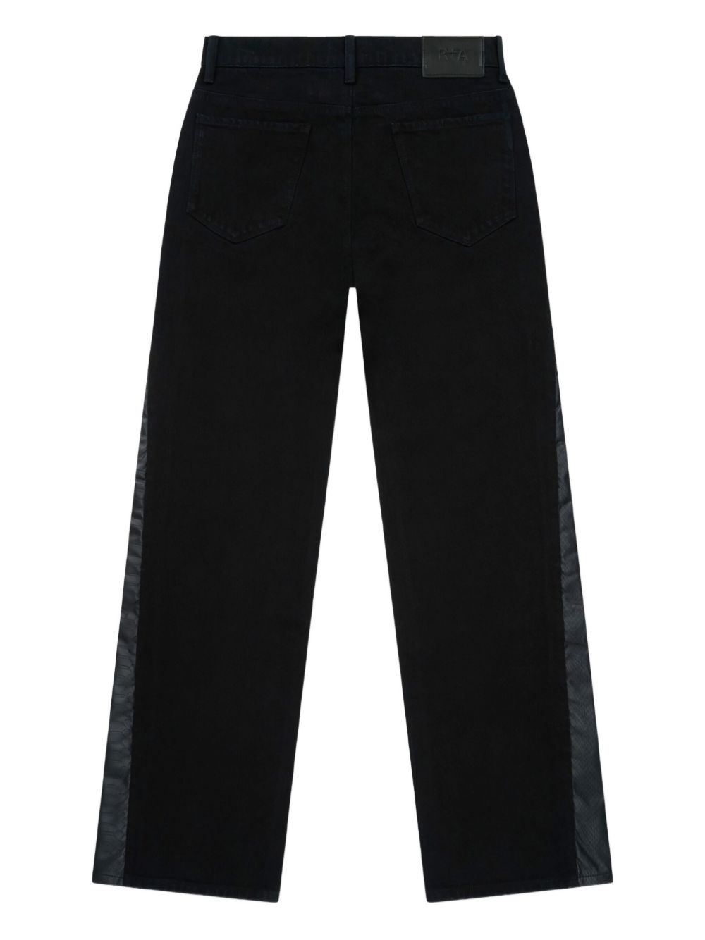 panelled jeans - 2