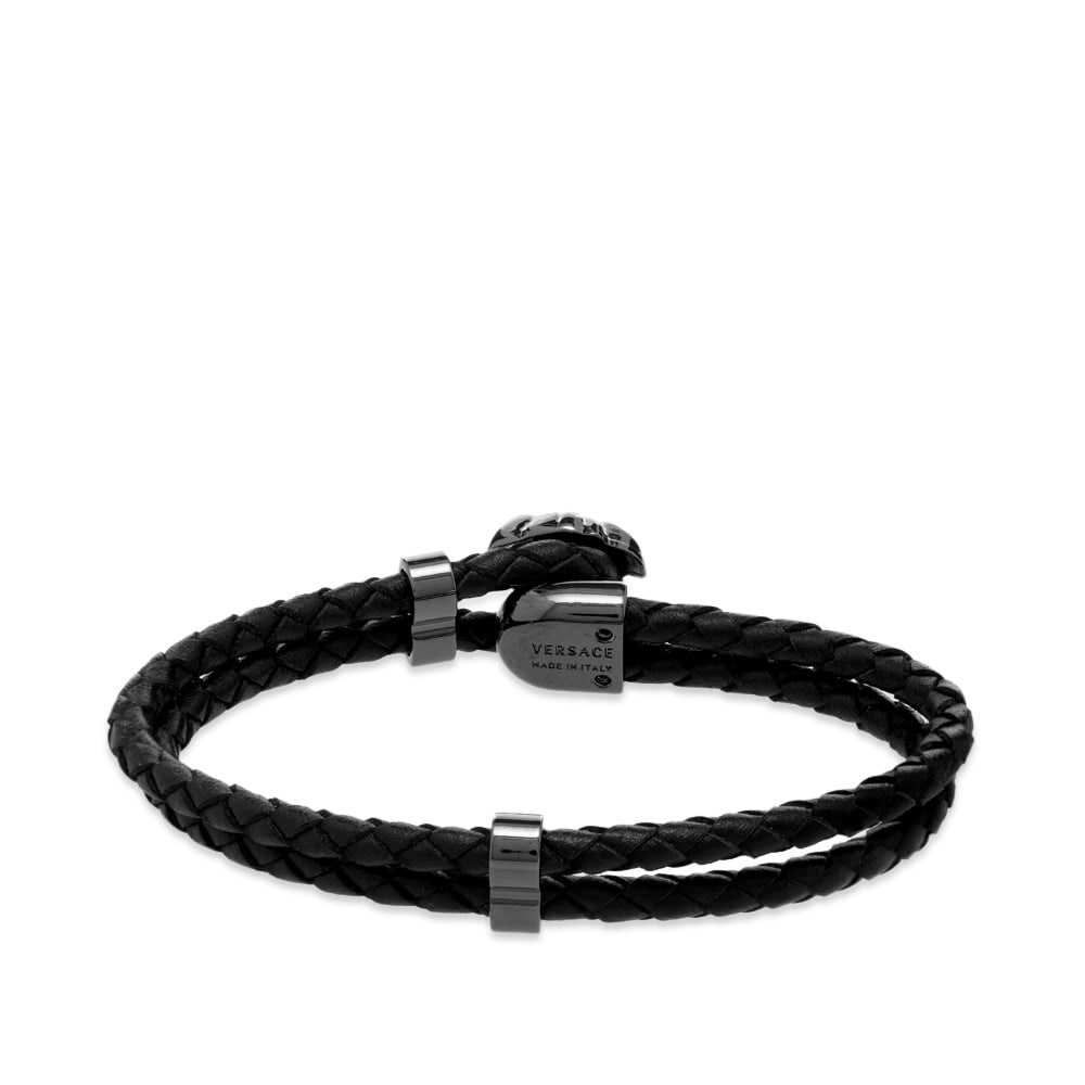 Versace Leather Medusa Bracelet - 2