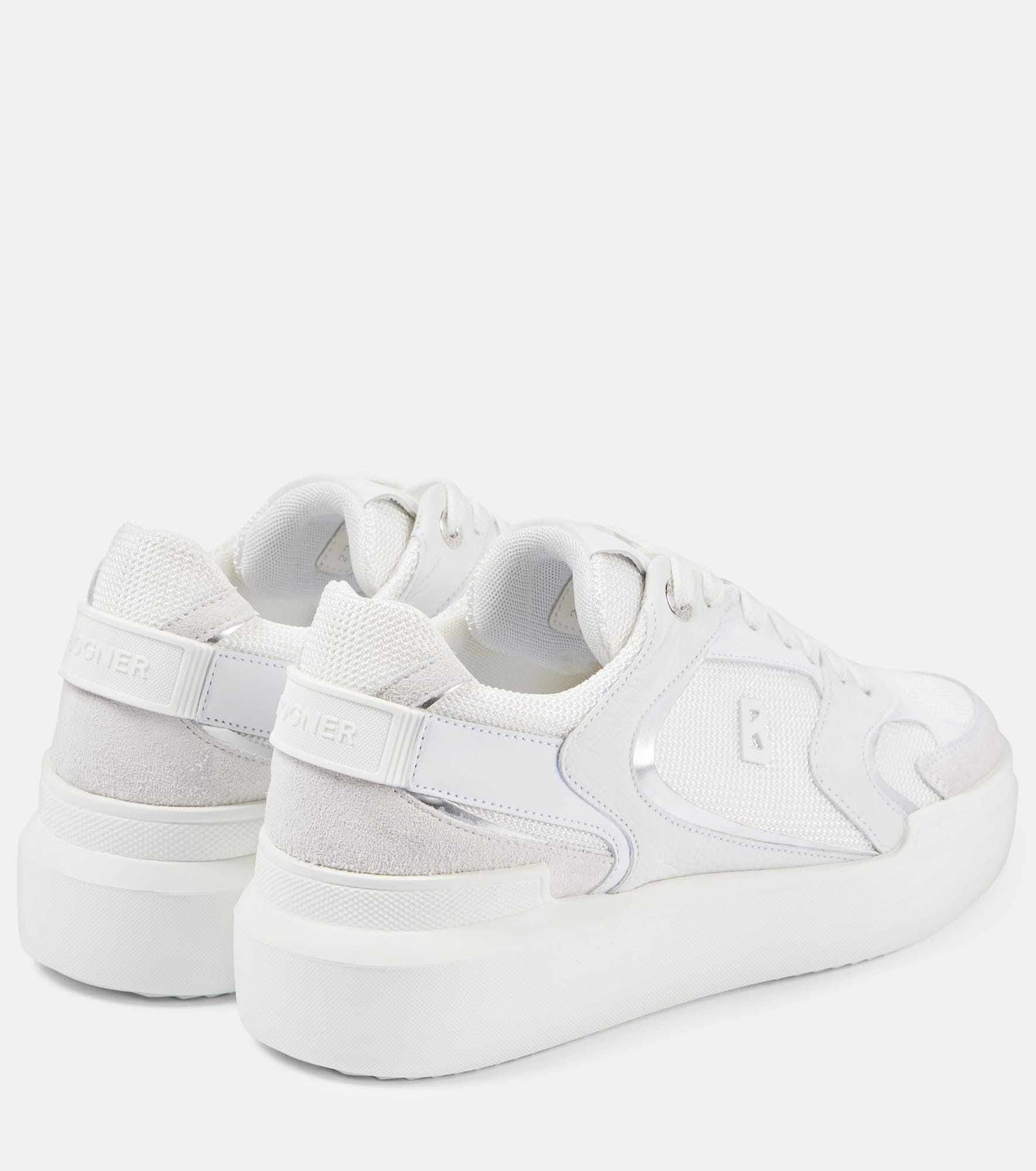 Hollywood 29A leather-trimmed mesh sneakers - 2