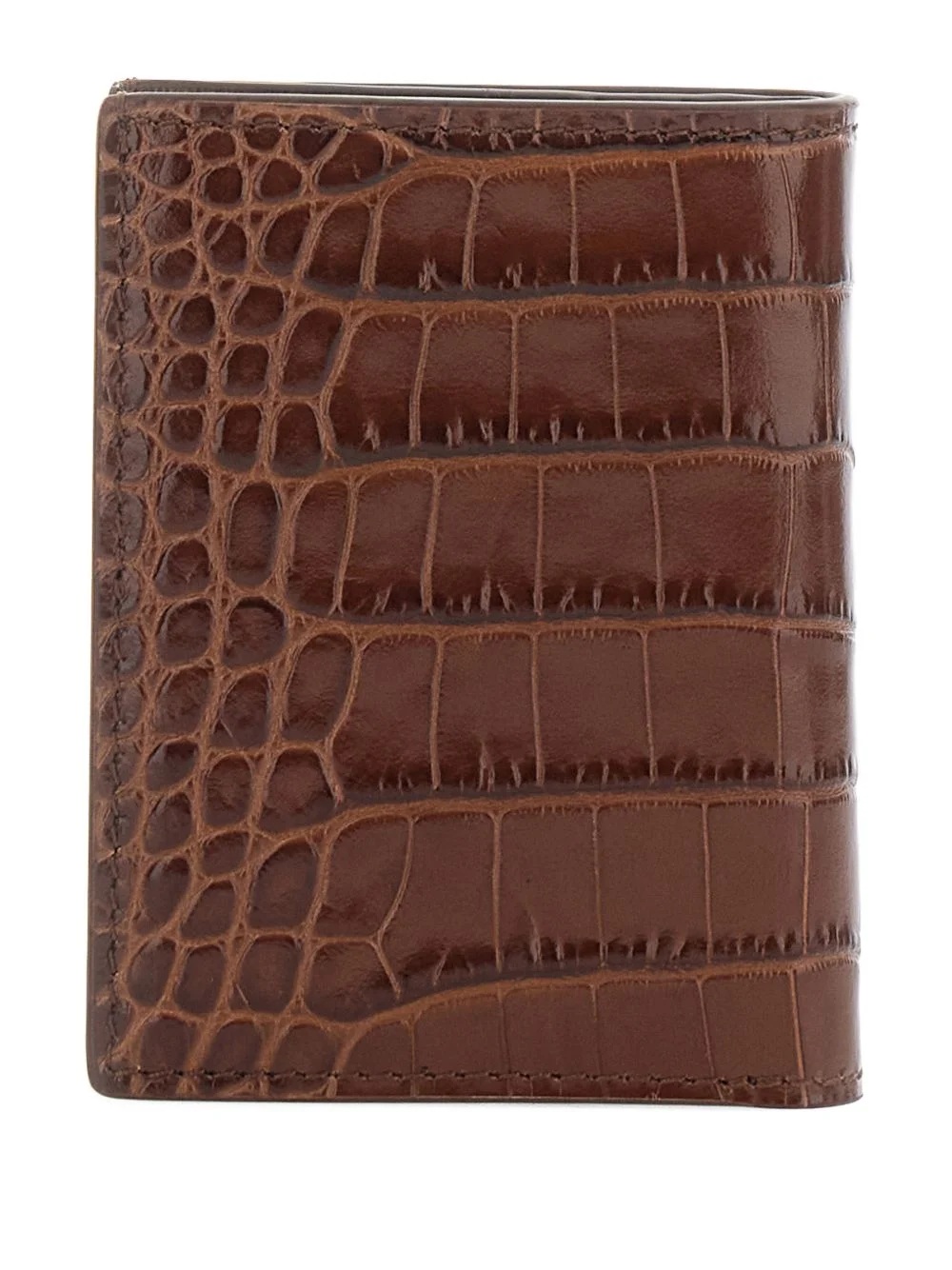 embossed leather wallet - 1