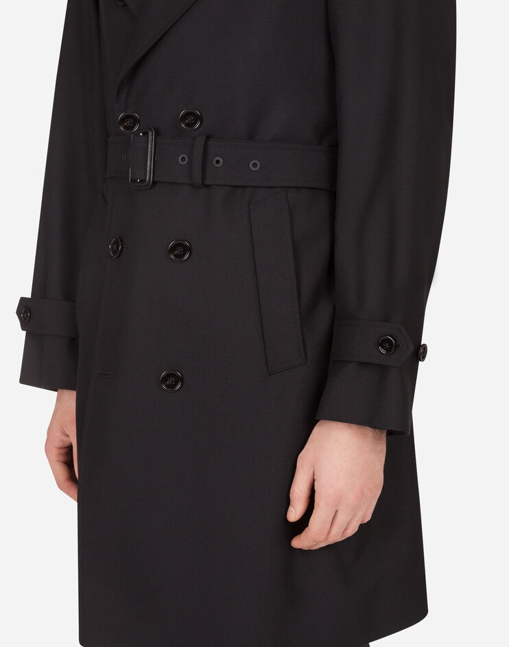 Wool trench coat - 5