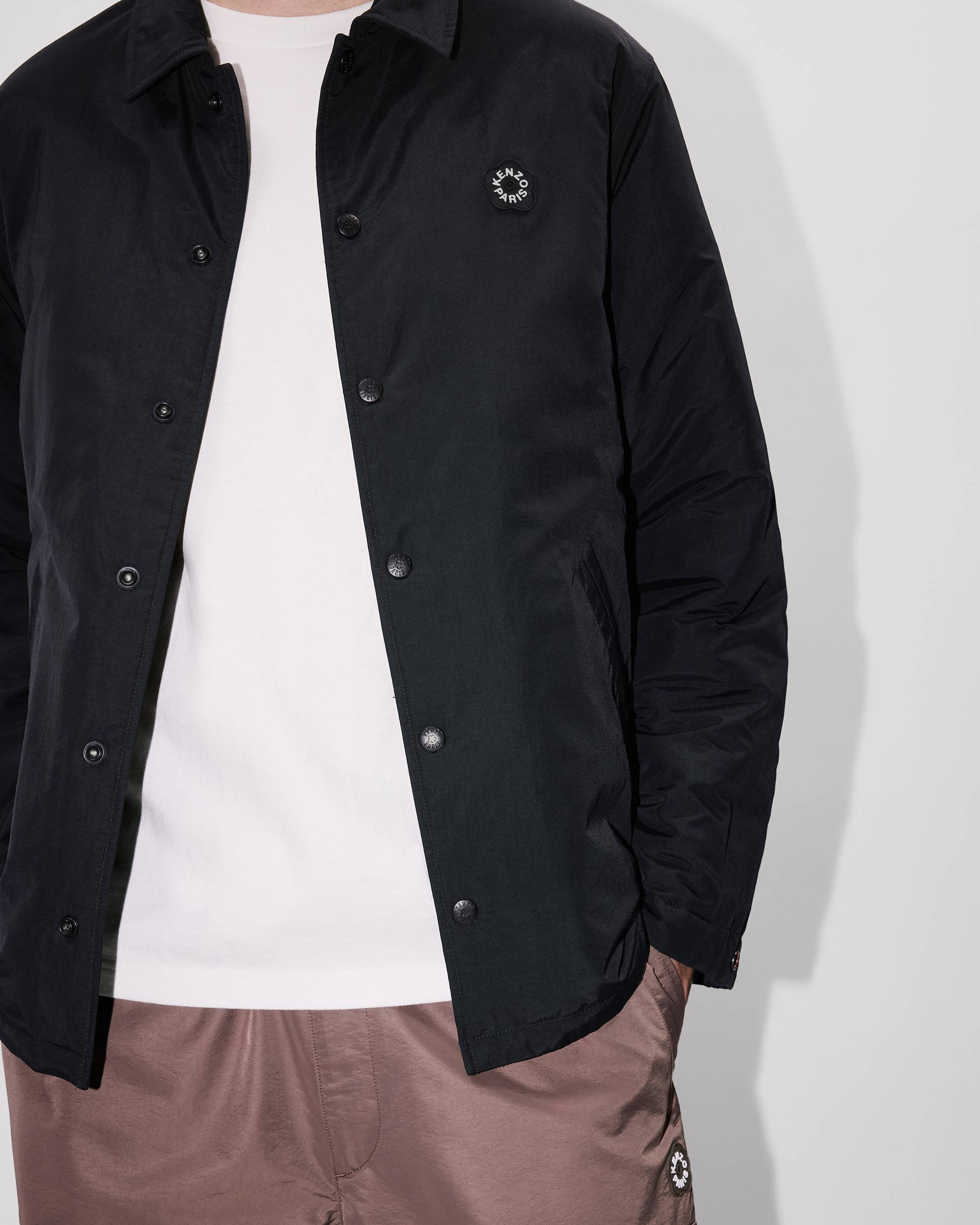 'Boke Flower 2.0' reversible heavy coach jacket - 13