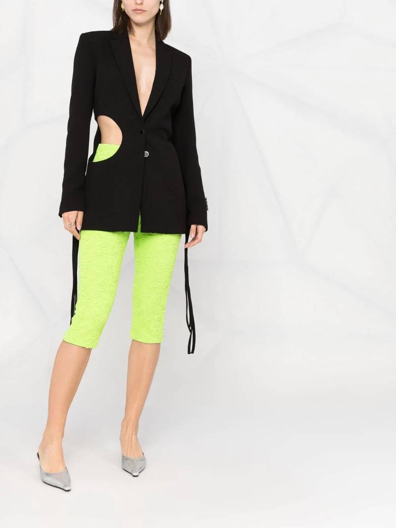 MSGM jersey-knit cropped leggings outlook