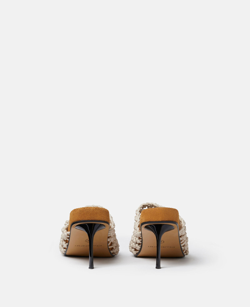 Stella McCartney Terra Recycled Knotted Net Mules outlook