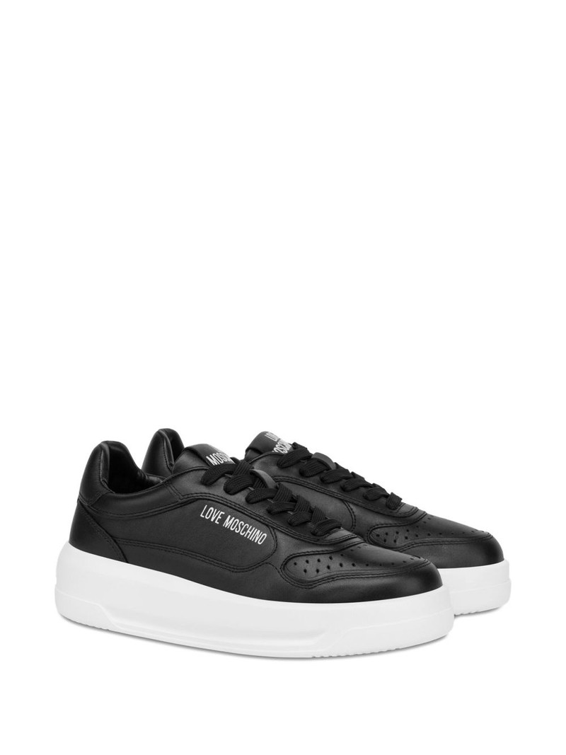 Moschino lace-up sneakers outlook