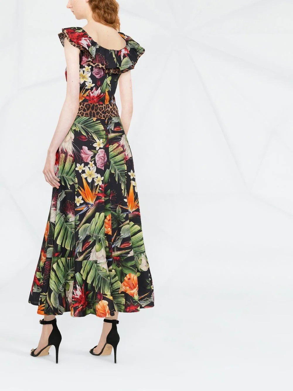 floral-print maxi dress - 4