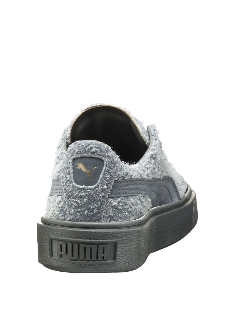 Elemental platform textured suede sneakers 3