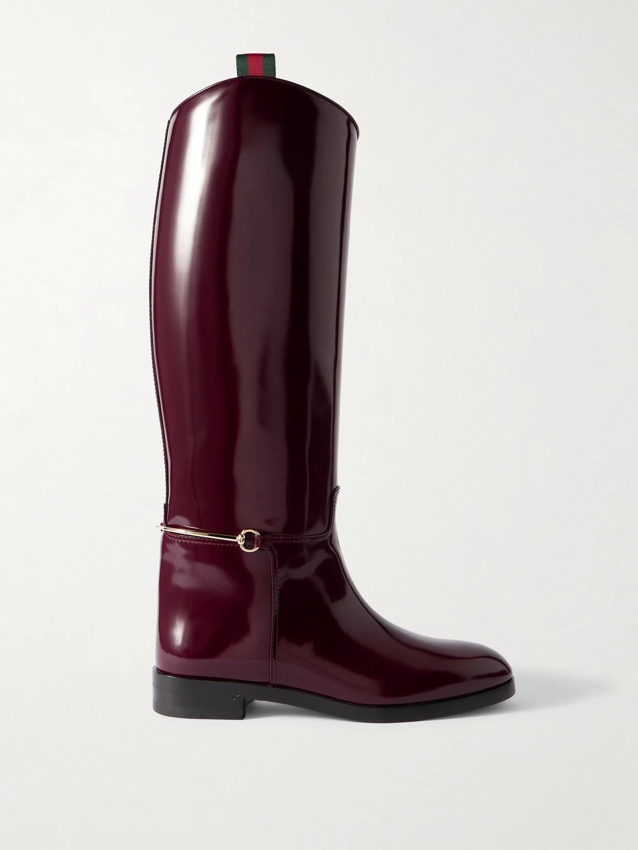 Gucci Slim Horsebit Shiny Boots - 1