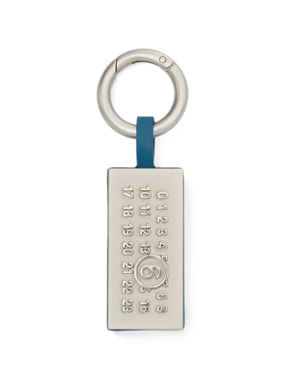 Numeric-plaque bag charm - 1