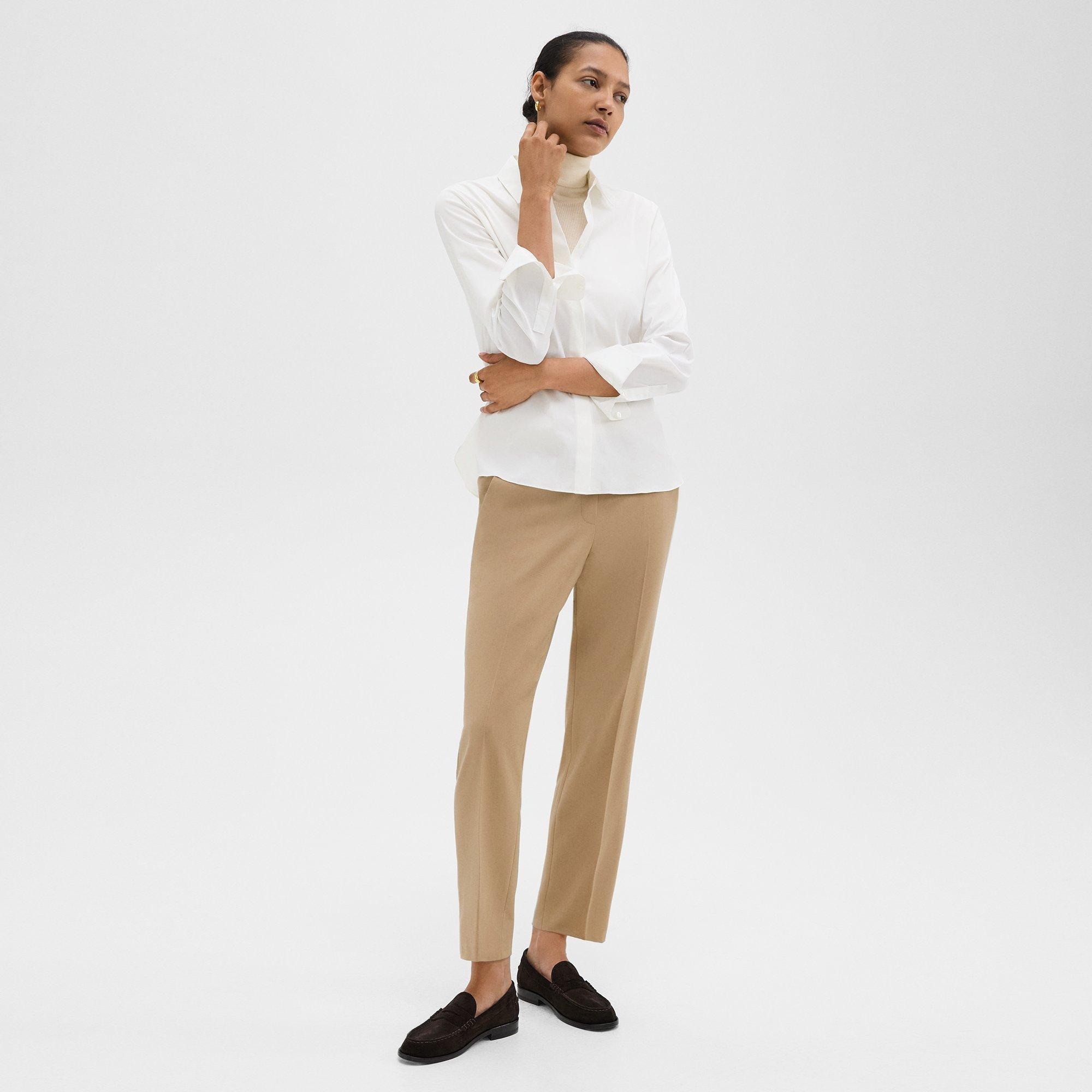 Treeca Pull-On Pant in Sleek Flannel - 2