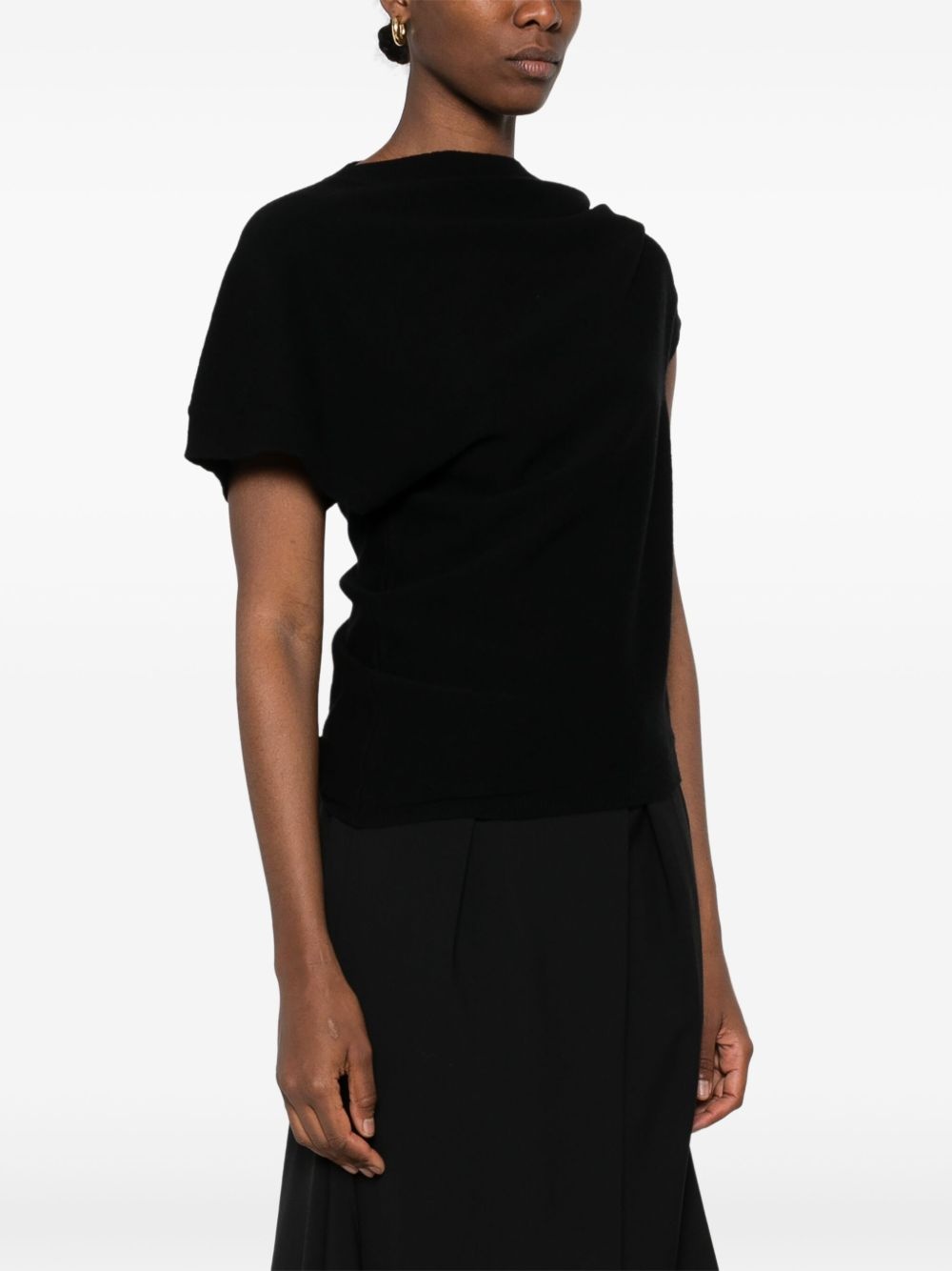 deconstructed knitted top - 3