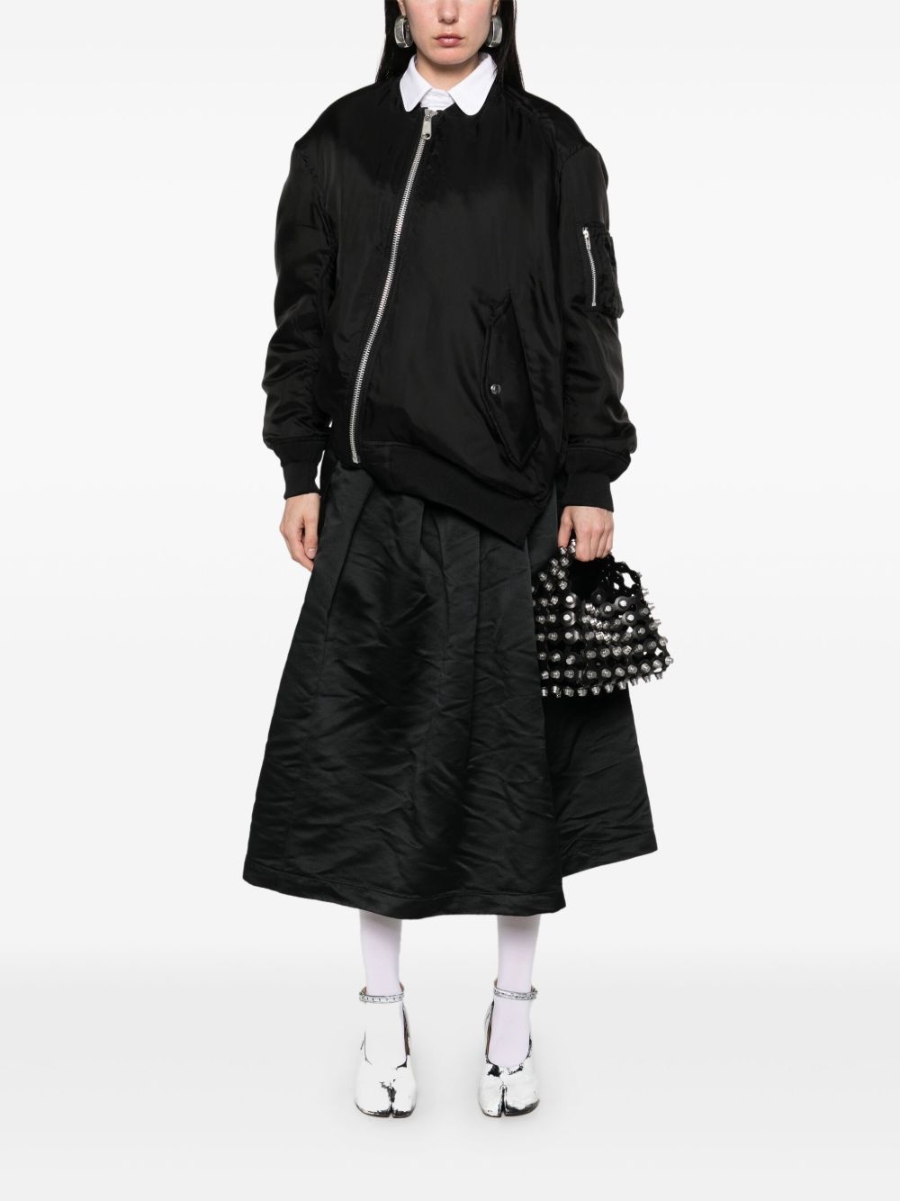 satin bomber jacket - 2