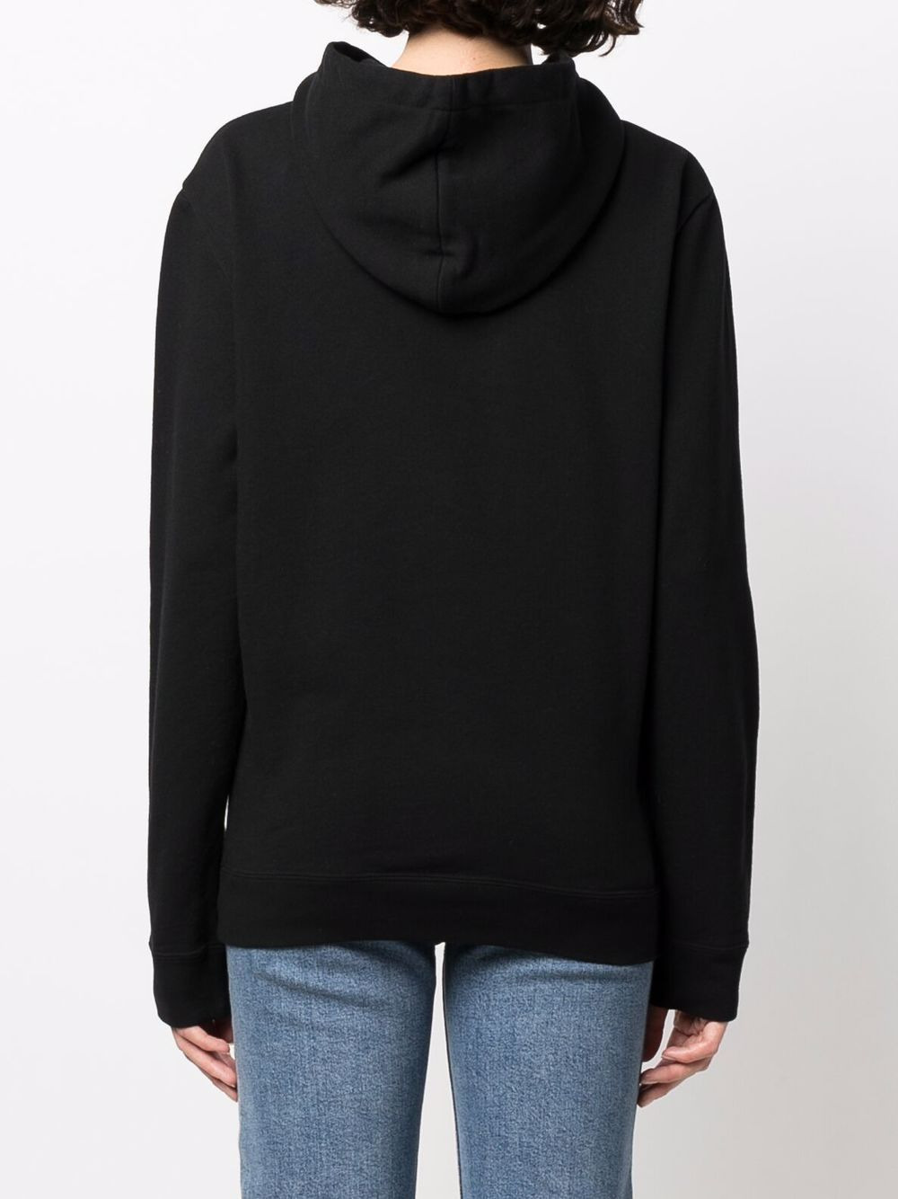 Saint Laurent Women Logo Cotton Hoodie - 8