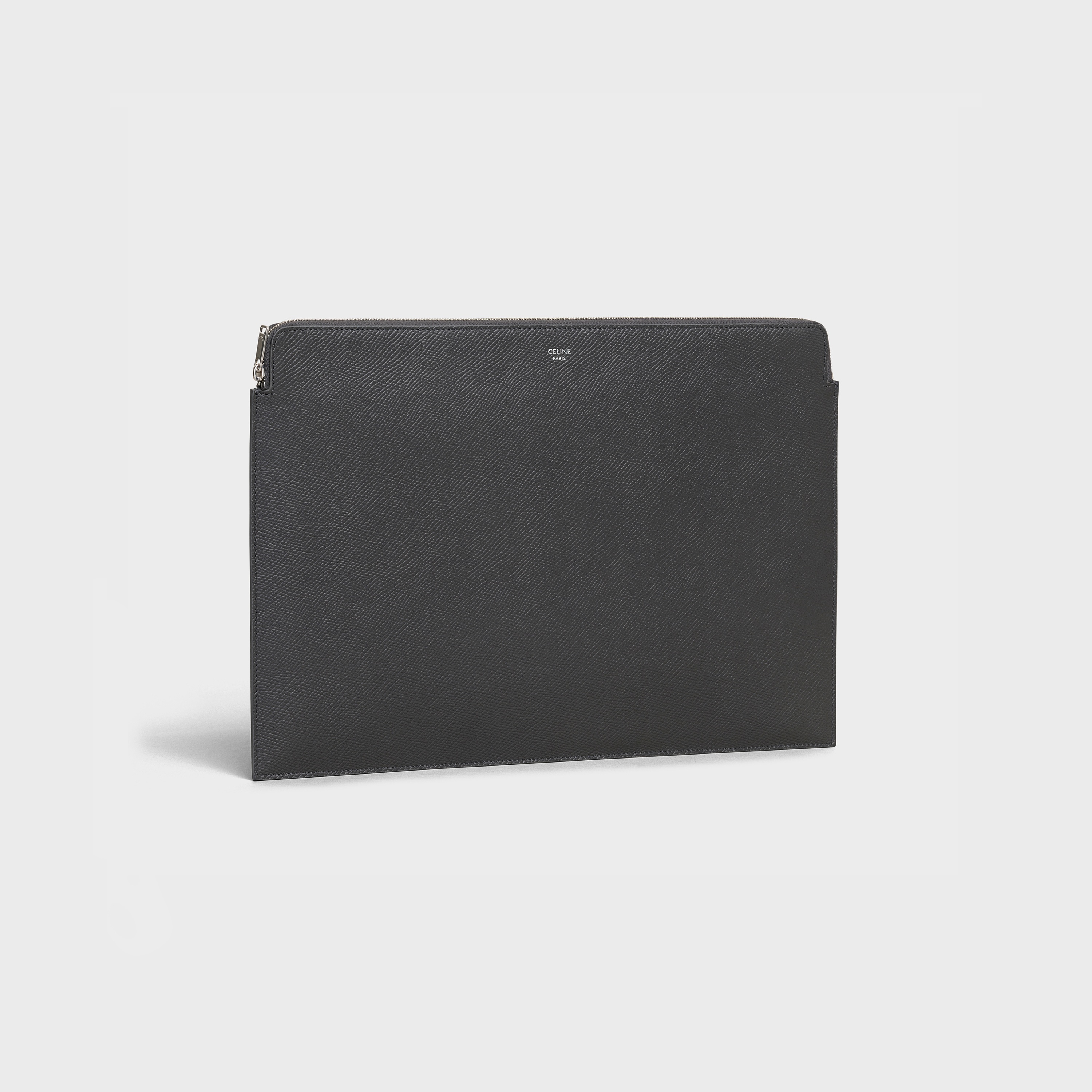 DOCUMENT HOLDER IN GRAINED CALFSKIN - 2