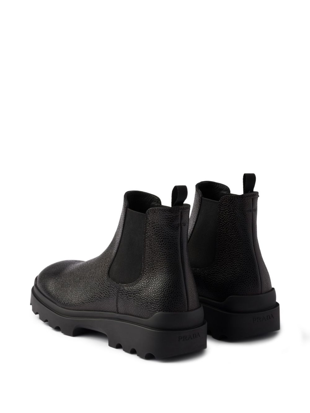 elastic-panelled rubber-sole boots - 3