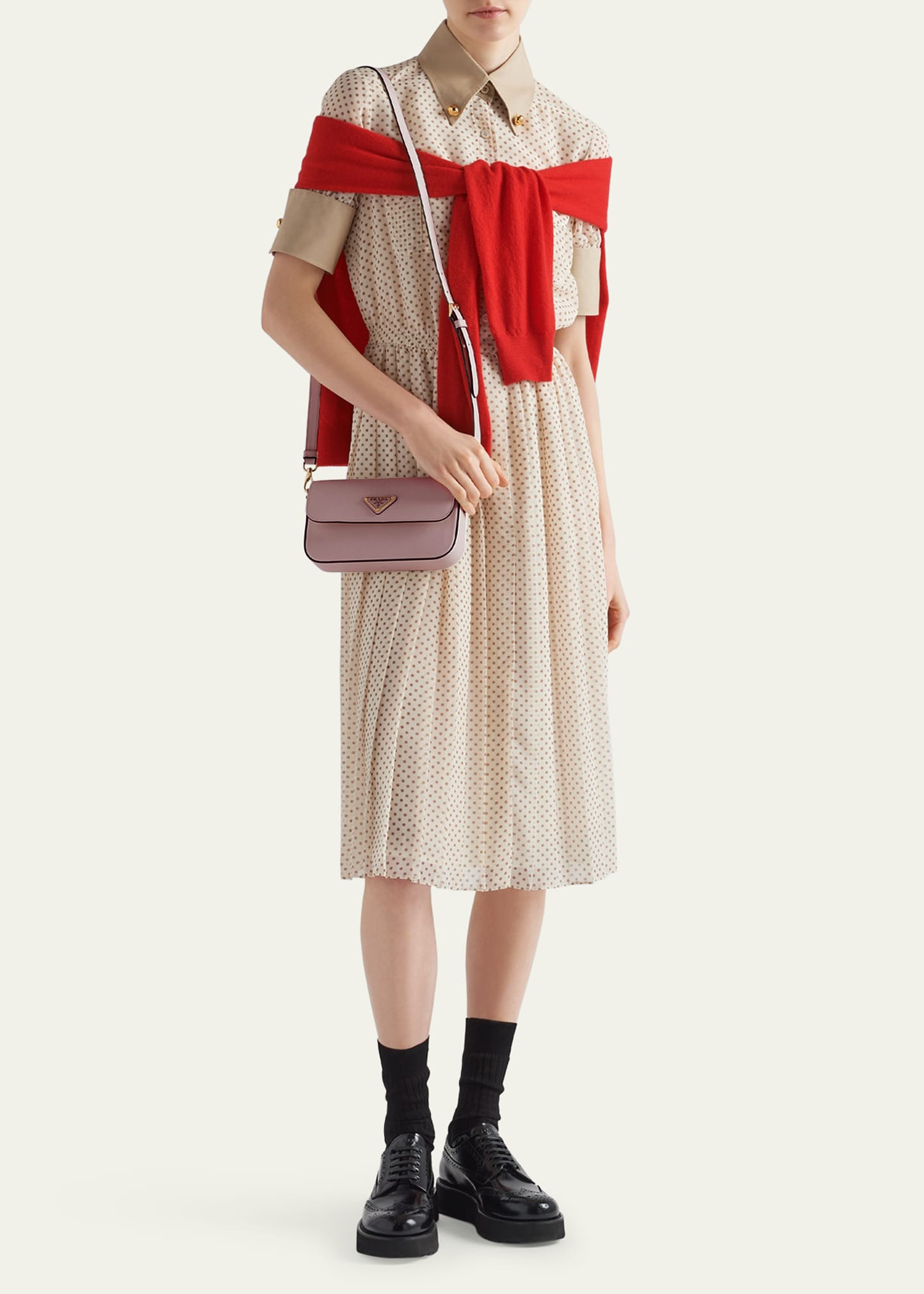 Mini Flap Leather Crossbody Bag - 5