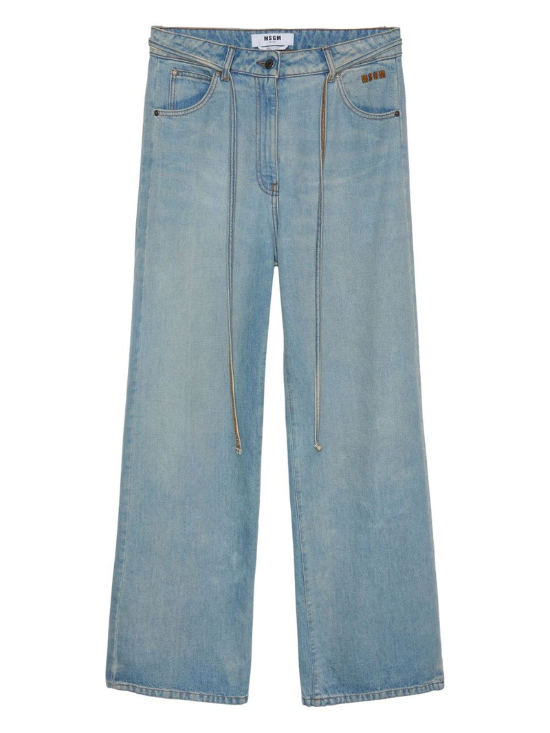cotton straight jeans 1