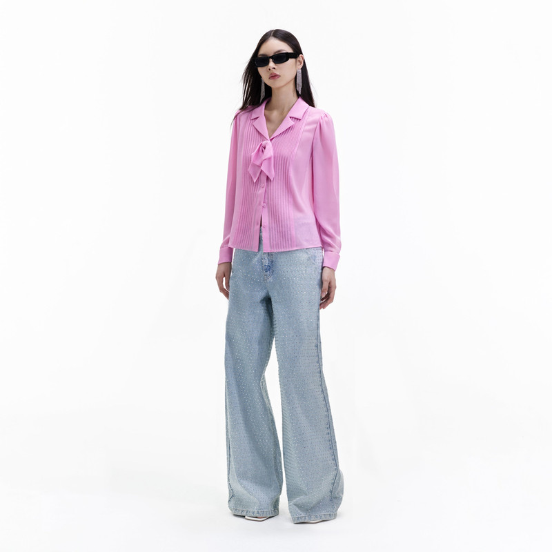 Pink Chiffon Blouse 2