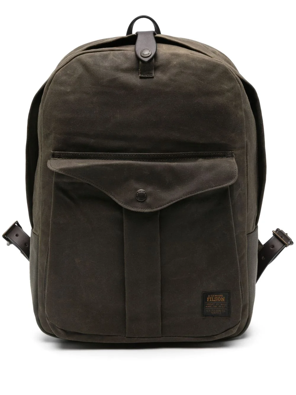 suede backpack - 1