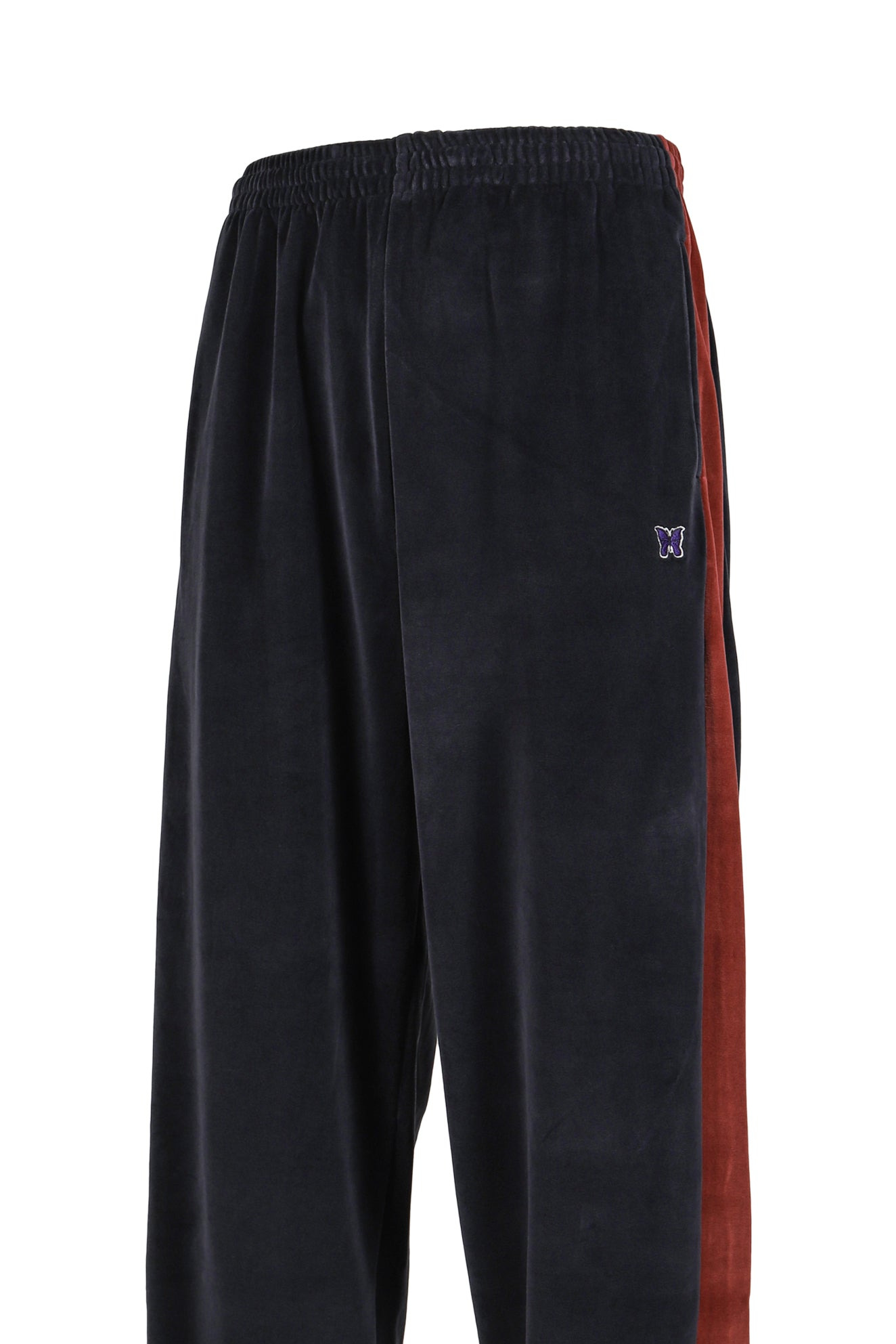 SIDE LINE SWEAT PANT - C/PE VELOUR / NVY - 6