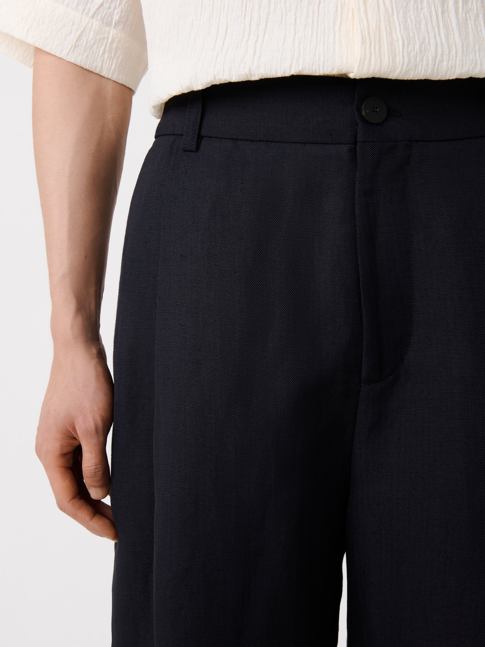 Fowld Linen Short - 7
