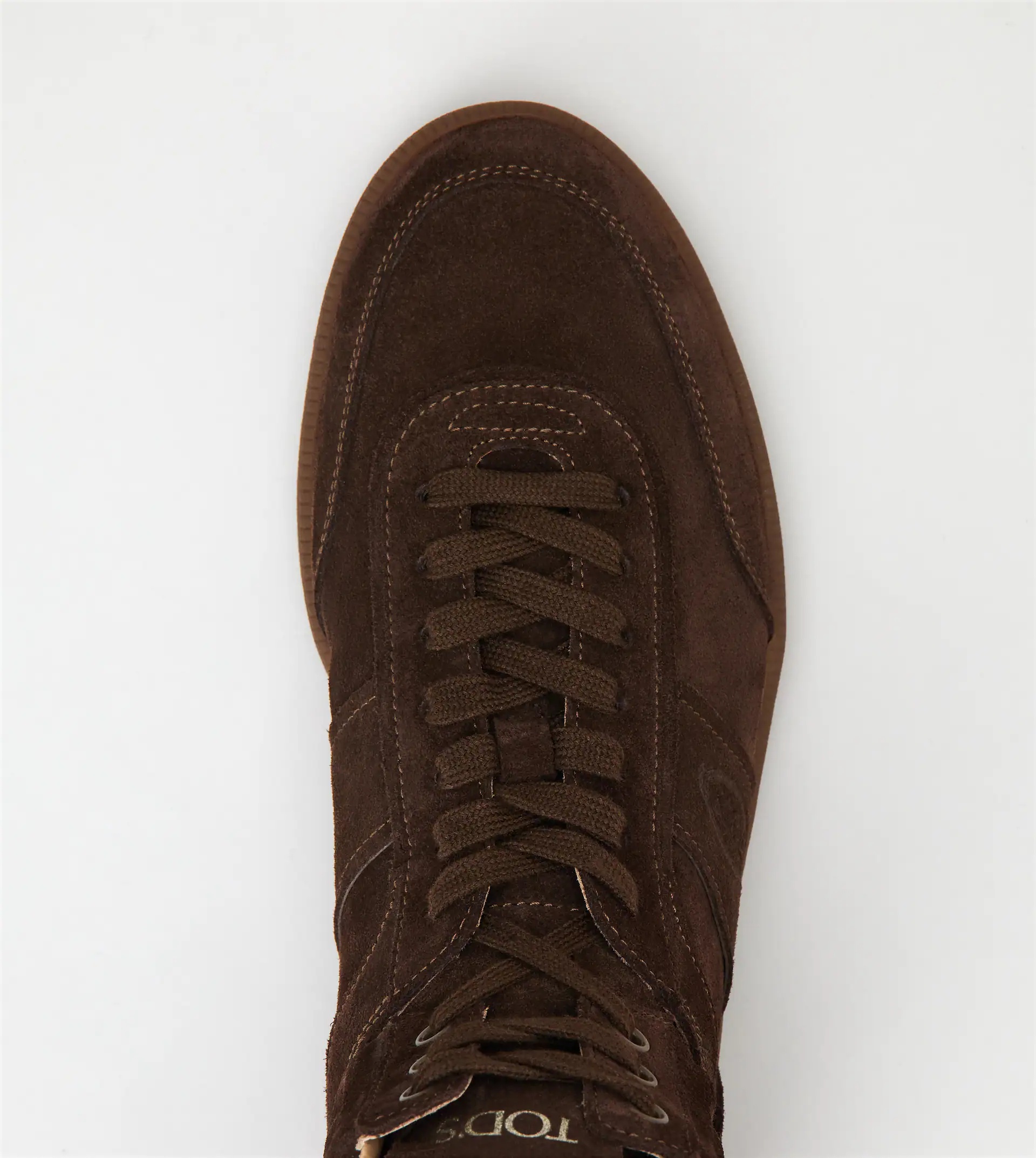 TOD'S TABS SNEAKERS HIGH-TOP IN SUEDE - BROWN - 5