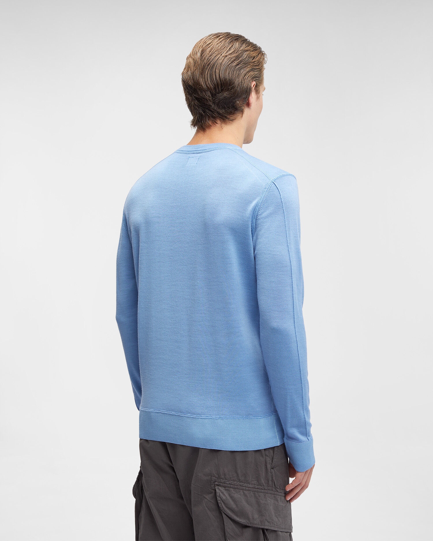 Merino Wool Plain Jumper - 3