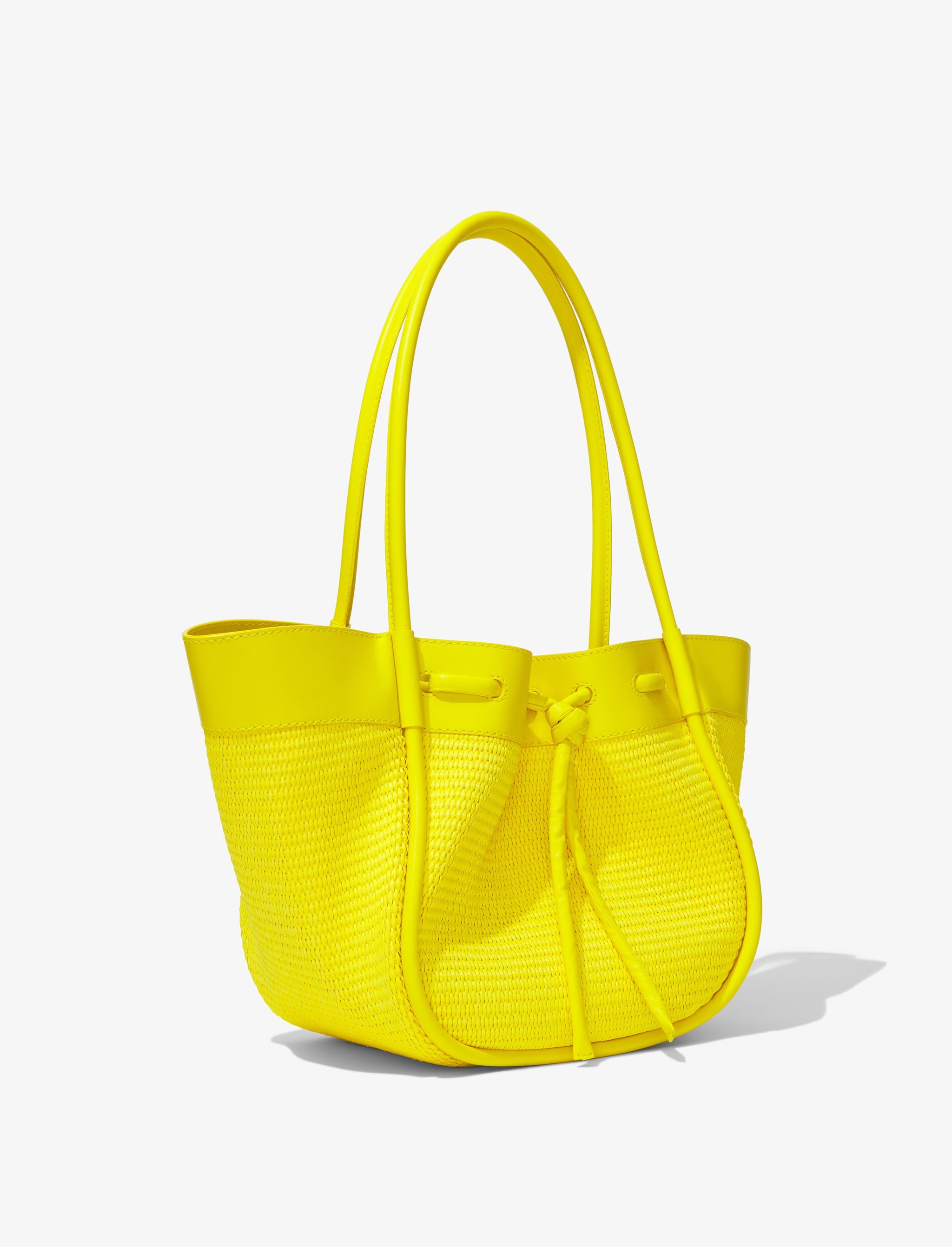 Raffia Ruched Tote - 2