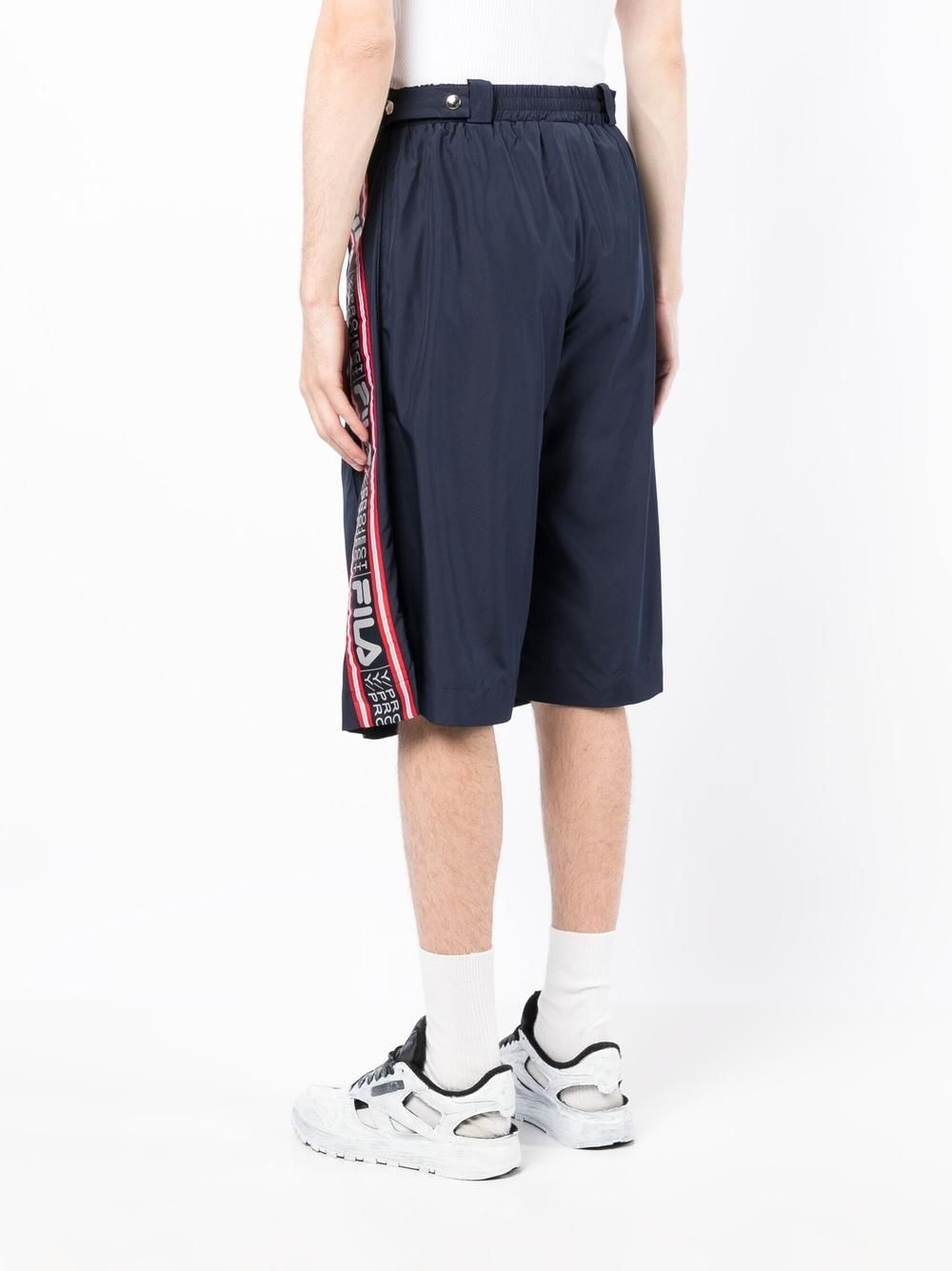 x Fila logo-waistband shorts - 2