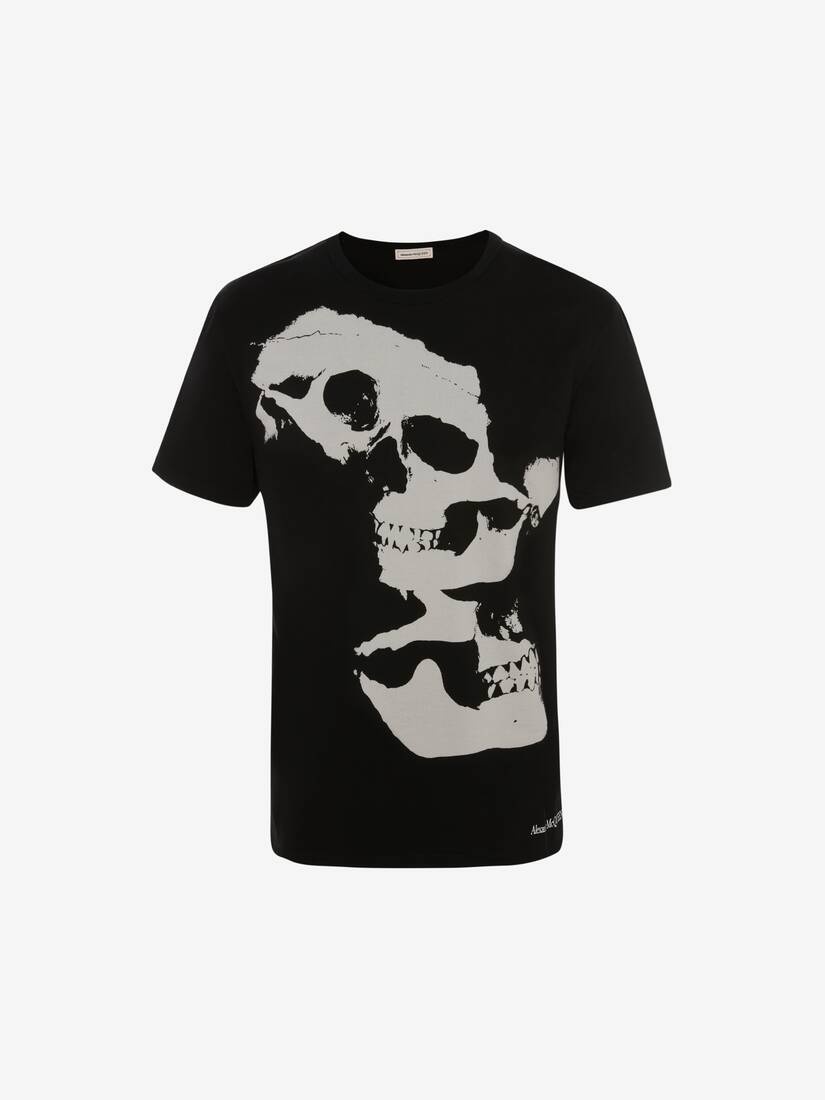 Skull Camouflage T-shirt in Black - 1